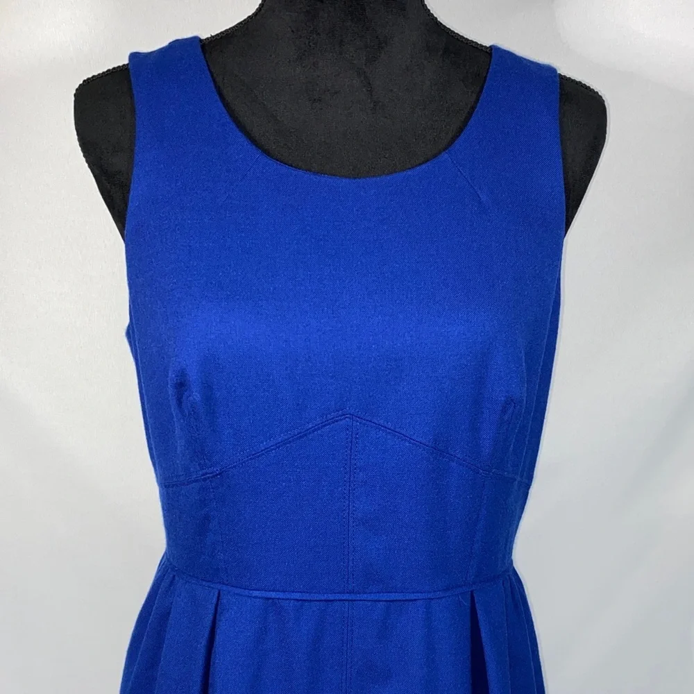 J. Crew Allie Dress Blue Sleeveless Size 8